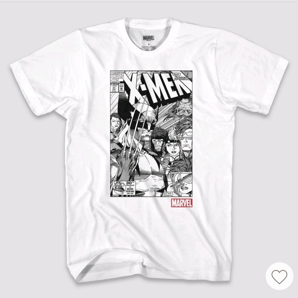 Marvel X-Men White Tshirt